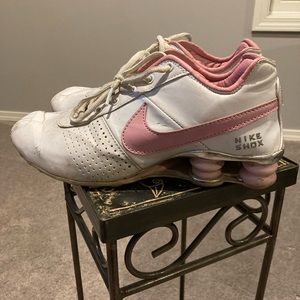 Pink and White Nike Shox 2009
